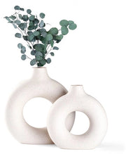 Vasi per pampas, decorazione moderna per la casa, vaso creativo artigianale fiori secchi bianchi ceramici finitura opaca decorazione per ufficio e casa.