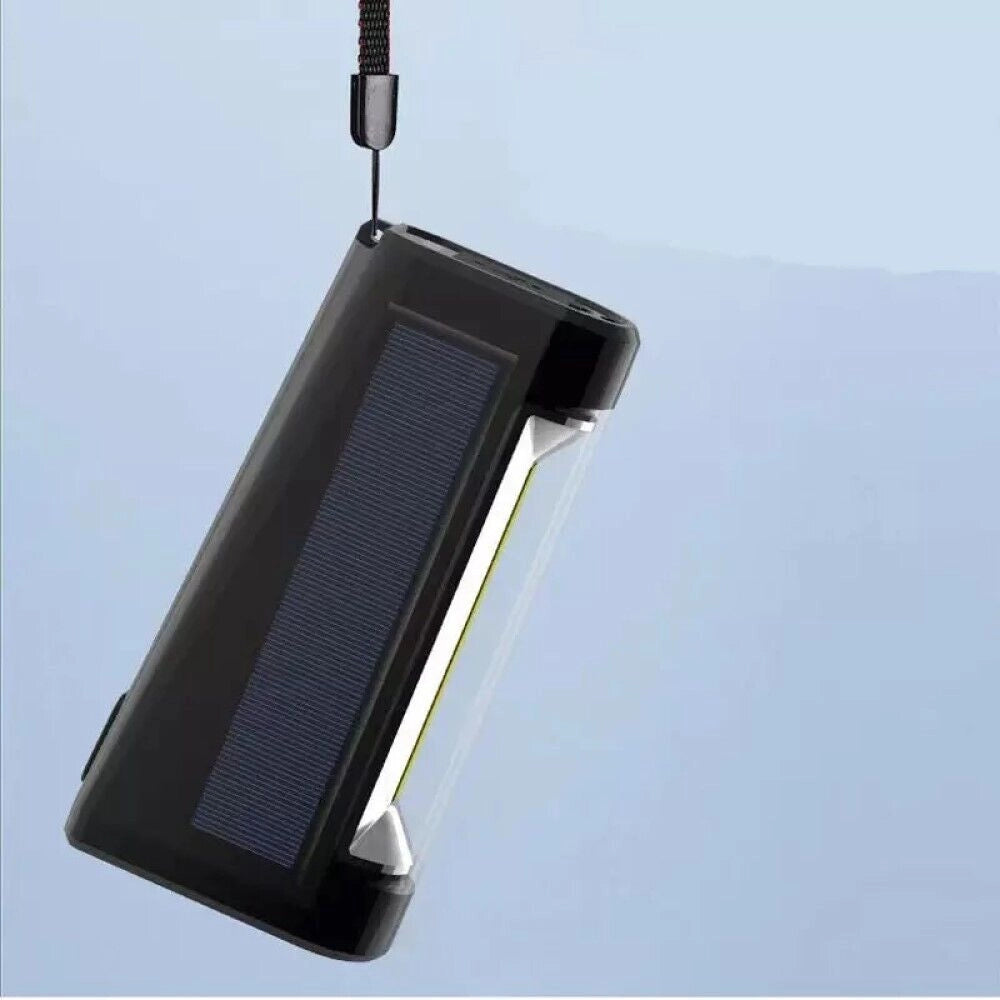 Torcia Emergenza Campeggio LED Ricaricabile Solare Usb Power Bank KC-517