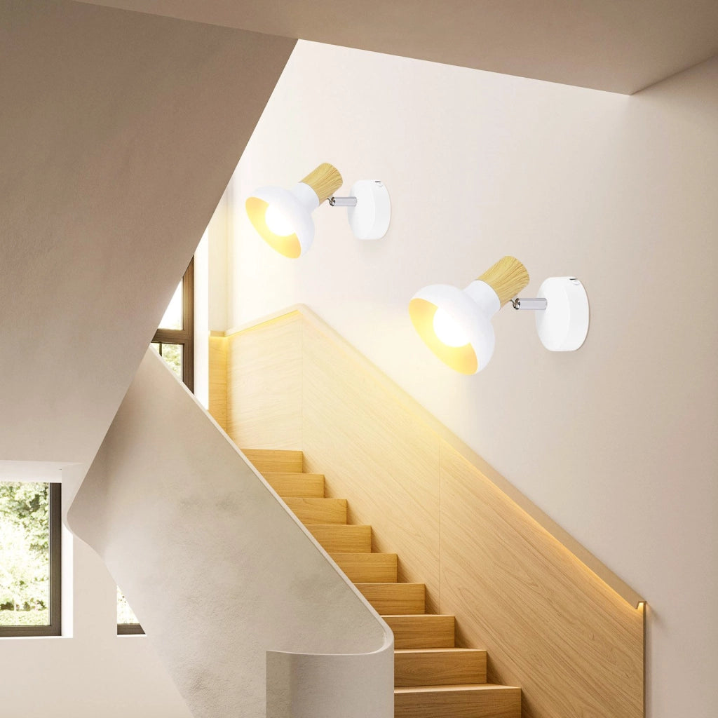ZMH Faretto da soffitto 1 fiamma E14 paralume ferro per corridoio camera letto