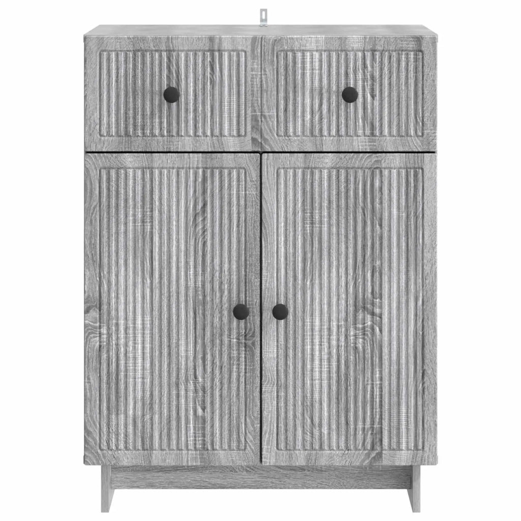 Credenza Grigio Sonoma 66 x 34,5 x 90 cm Legno ingegnerizzato 893951