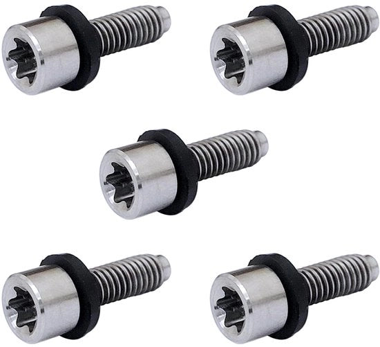 Adattatore di Asta da 5 pezzi - Adatto per TaylorMade M3/M4/M5/M6/SIM/SIM2/Stealth/Qi10 - Realizzato in Titanio di Alta Qualità - Leggero e Affidabile - Installazione Facile - Adattatore per Golf
