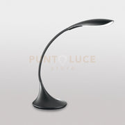 GLS001- LAMPADA DA TAVOLO NERA FLESSIBILE IN SILICONE DIMMERABILE 3000K 480LM 4,5W