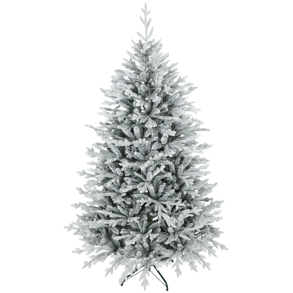 Albero di Natale Artificiale 180 cm con Neve ¨C zephmum ¨C 1976 Punte