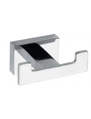 PLAZA gancio da parete doppio cromato 3,5x8x5 cm