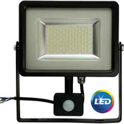 PROIETTORE A LED CON SENSORE 10W - 800Lm - 6000K