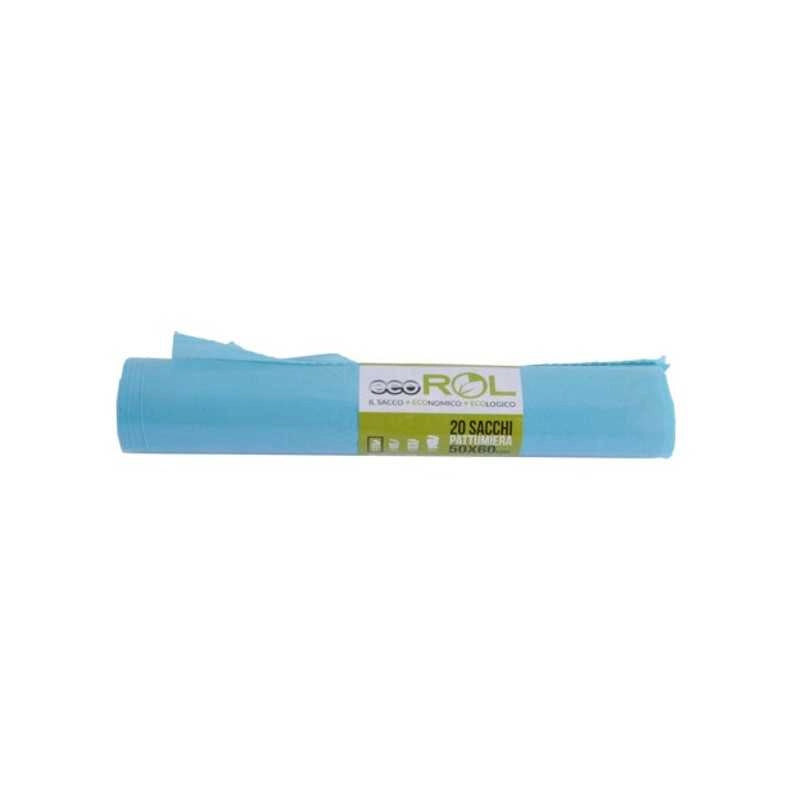 Sacco Immondizia Bagno Azzurro 50X 60 pz.20 Mr.Bin