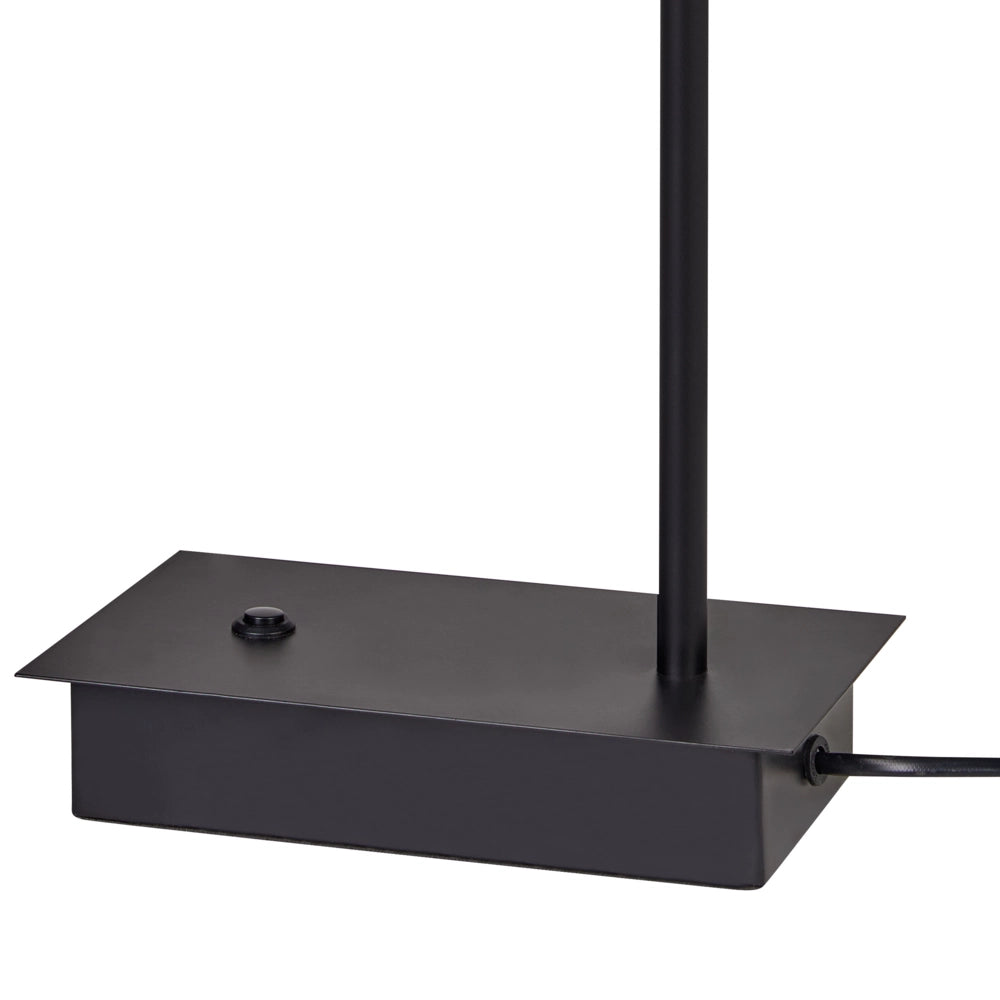 Lampada da tavolo nero LED intensità variabile braccio regolabile stile moderno cameretta ufficio
