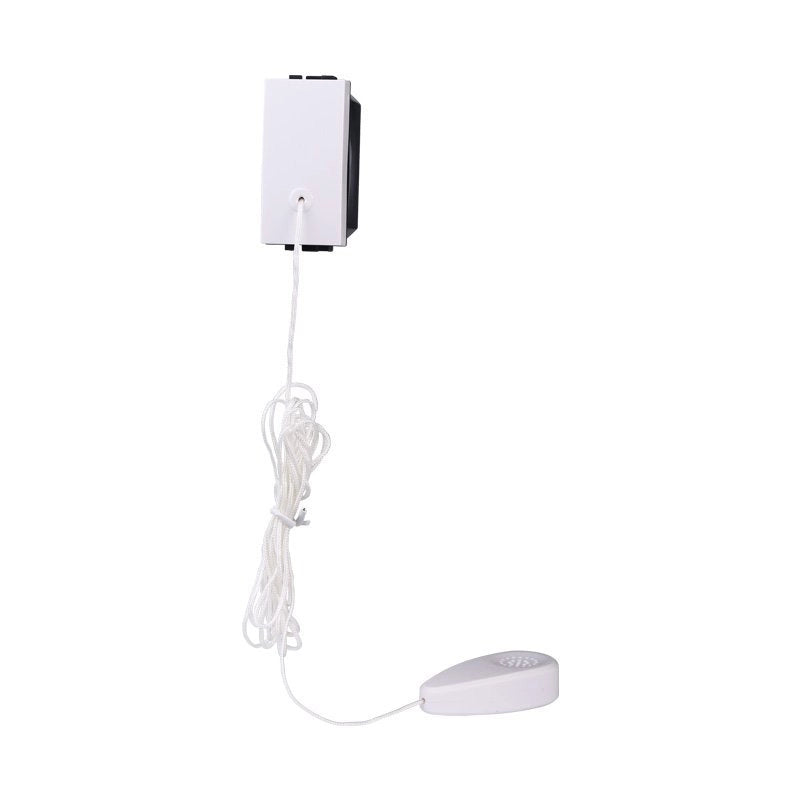 Pulsante Tirante Con Corda 1P 10A Colore BIANCO Compatibile Con Bticino Living Light