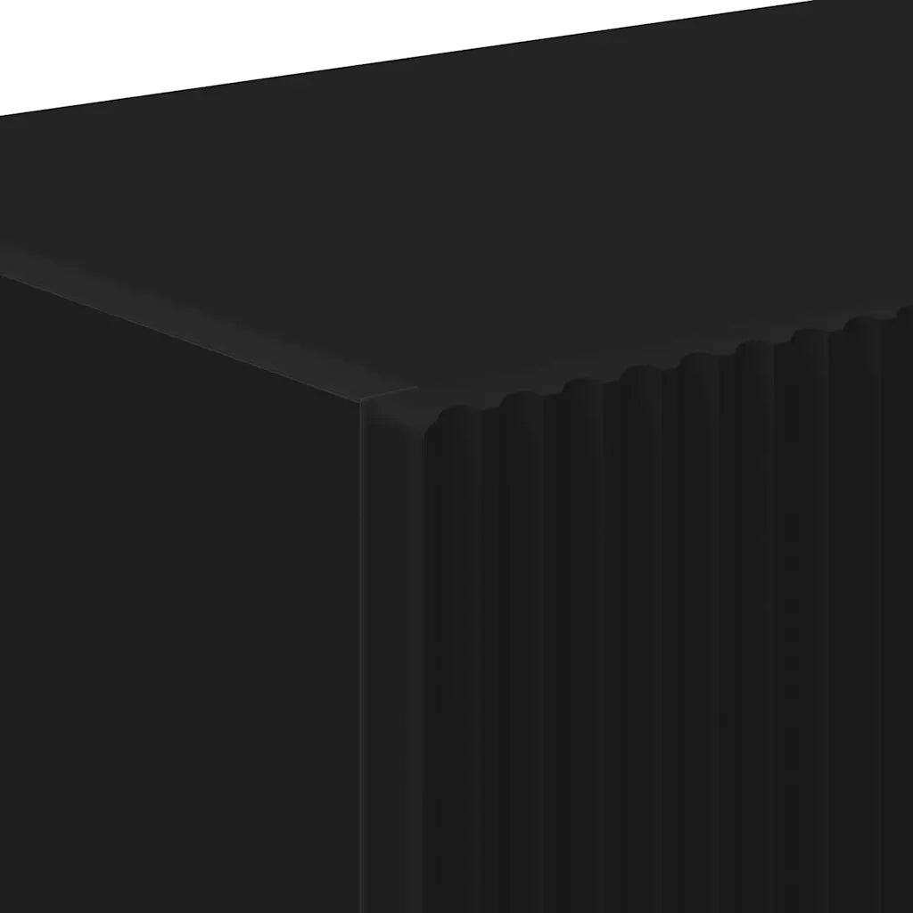 Mobile TV da parete Nero 98 x 31 x 29,5 cm Legno multistrato 892231