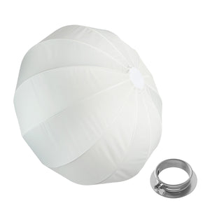 Essential Balloon Softbox 65cm + adattatore softbox per Profoto (diametro esterno 15,2 cm), diffusore di luce a 360° ad apertura rapida, adattatore Bowens, compatibile