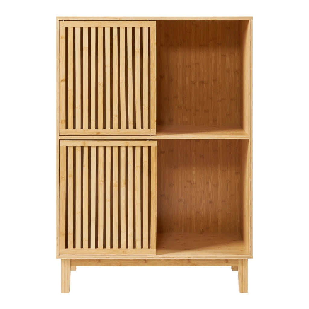 Libreria in bambù 120 x 84 x 39 cm naturale 03_0009002