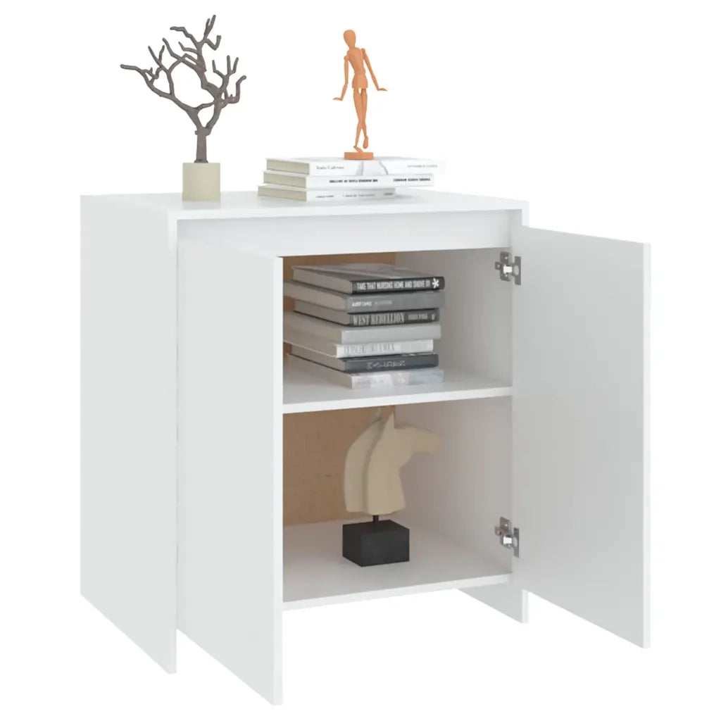 Credenza Bianca 70x41x75 cm in Legno Multistrato 809737