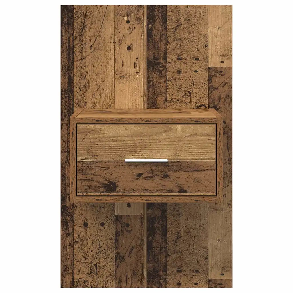Armadio da Notte 2 pcs Legno vecchio 50 x 32,5 x 80cm 880477