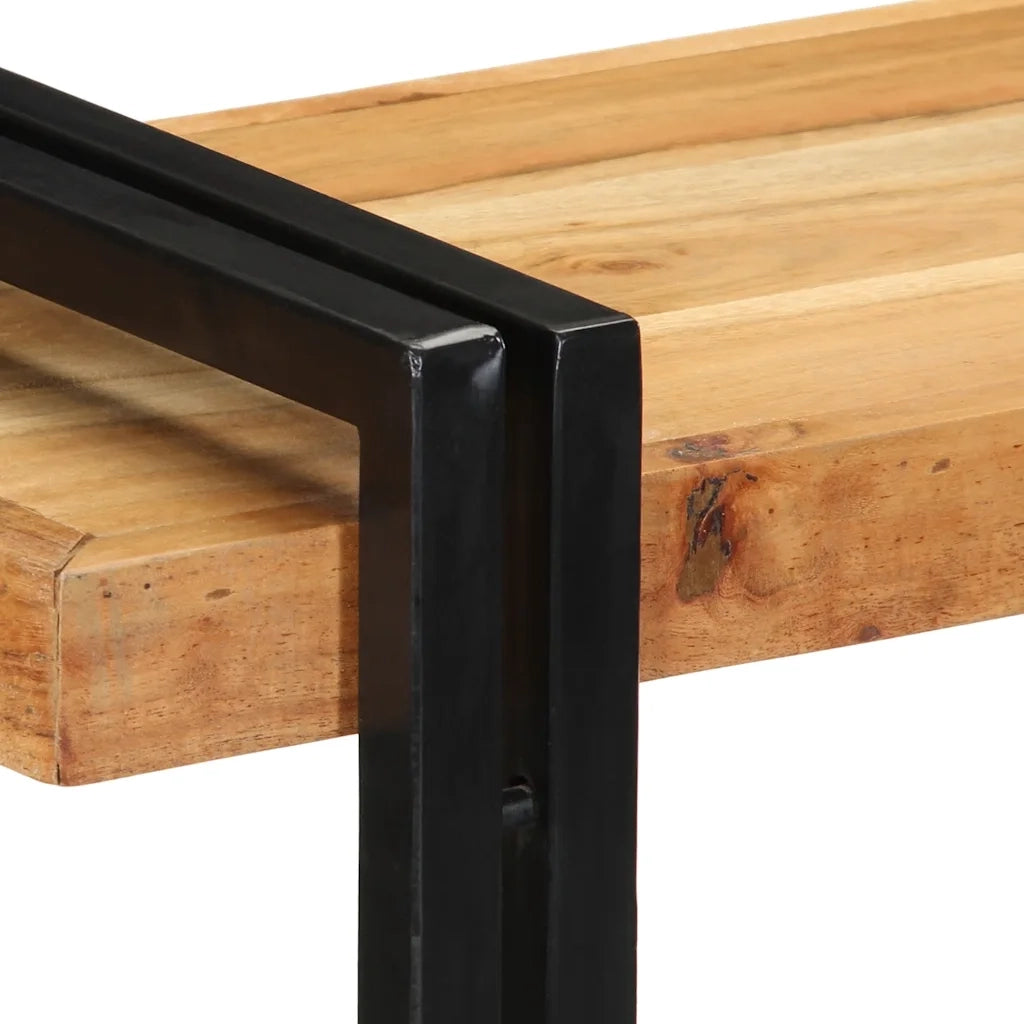 Mensola da Parete 90x33x45 cm Legno Massello di Acacia 4017487