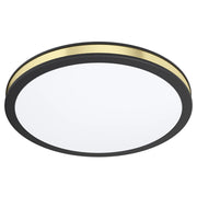 Plafoniera Moderna Pescaito Acciaio Nero Luce Led Integrato 10W