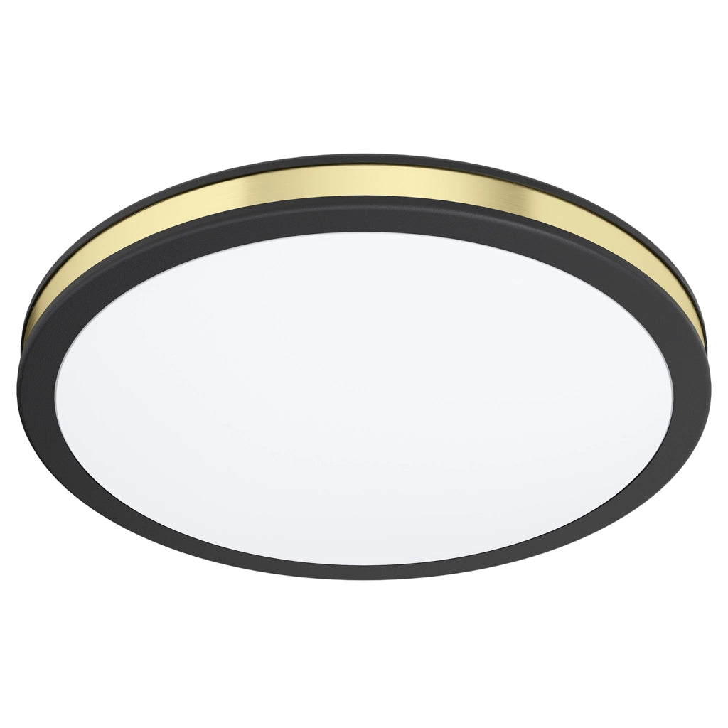 Plafoniera Moderna Pescaito Acciaio Nero Luce Led Integrato 10W