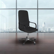 Poltrona ufficio nera 65x49.5 cm