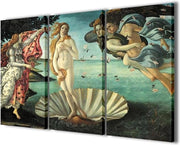 Nascita di Venezia Dipinti Moderni su Tela - 3 Pannelli Preformati - Pronti per l'Applicazione - 120 x 90 cm