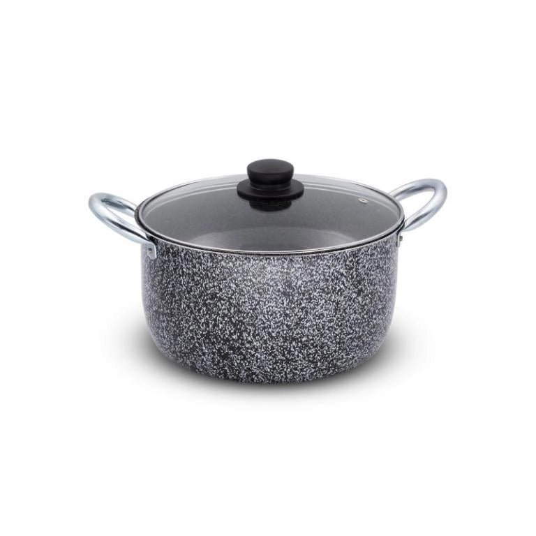 Pentola Antiaderente in Alluminio Maxima con Coperchio in Vetro 24 cm