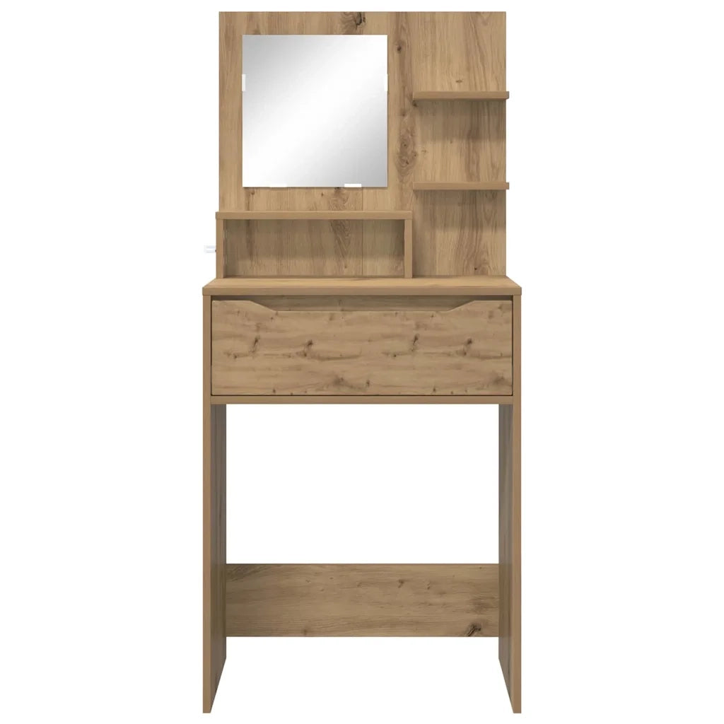 Tavoli da Trucco per Camera da Letto Rovere artigianale 889006