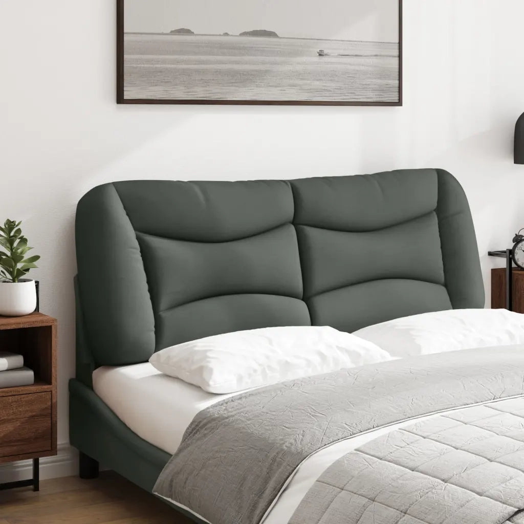 Cuscino Testiera Hvar Grigio Scuro 140 cm in Tessuto CFW6092655