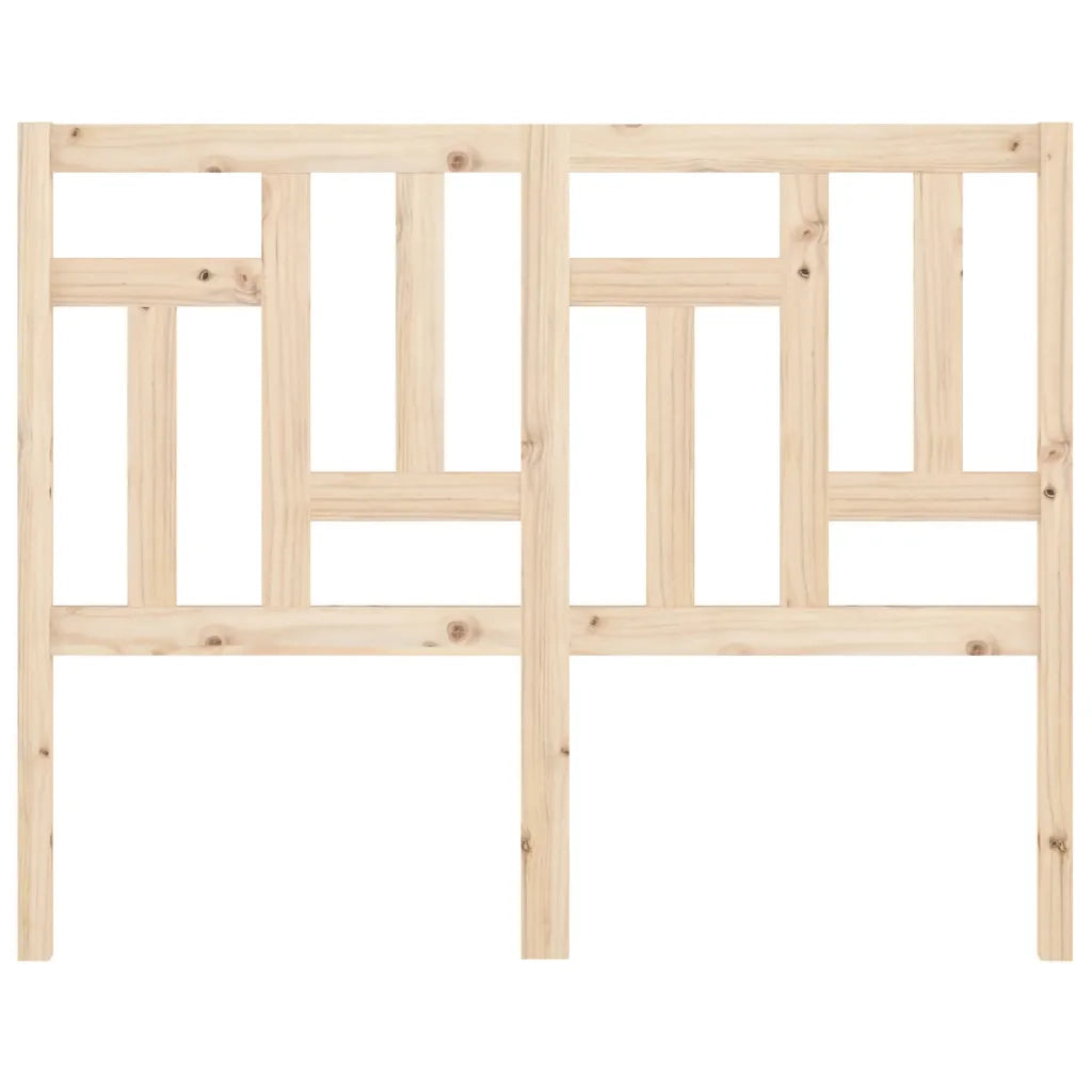 Testiera per Letto 140,5x4x100 cm in Legno Massello di Pino