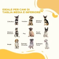 Cancellino per Cani Pieghevole a 3 Pannelli in Legno e Acciaio, 154x30x80 cm, Bianco