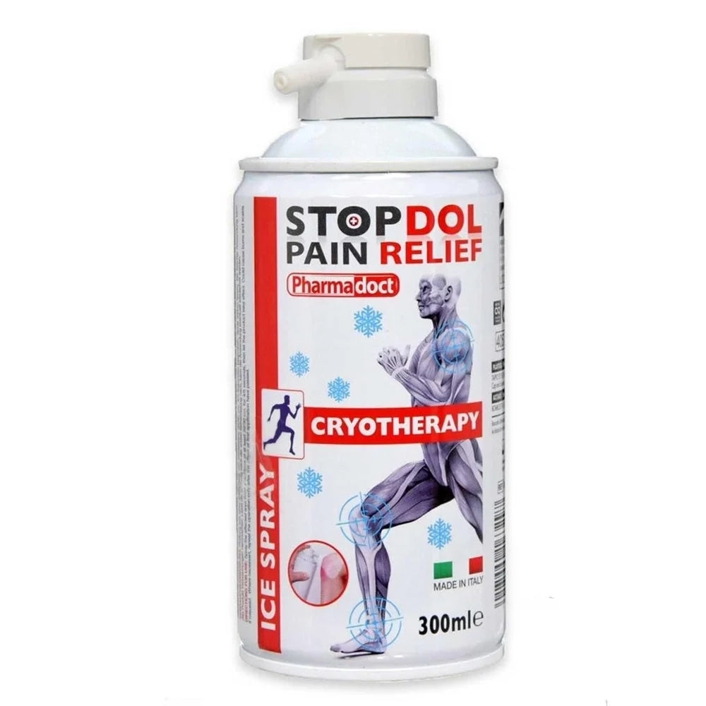 Trade Shop - Ghiaccio Spray Crioterapia Da 300 Ml Per Alleviare Rapidamente Dolore Muscolare 163297 -