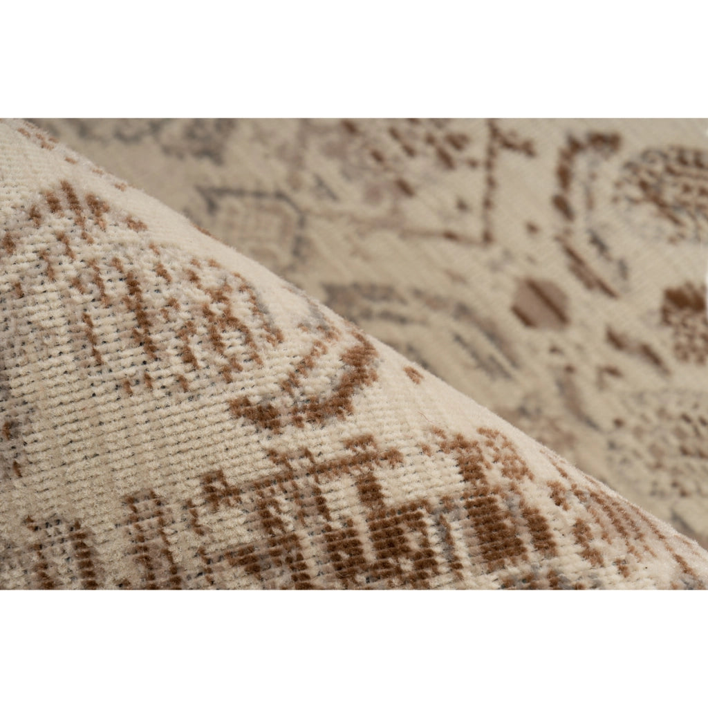 Tappeto Charin Beige in stile orientale