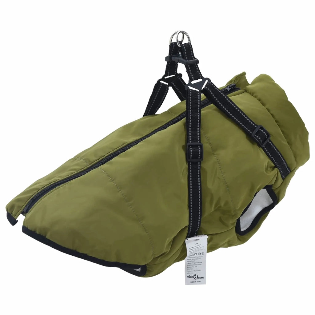 Cappotto per Cani Verde militare L48 Pile e Poliestere 3422517