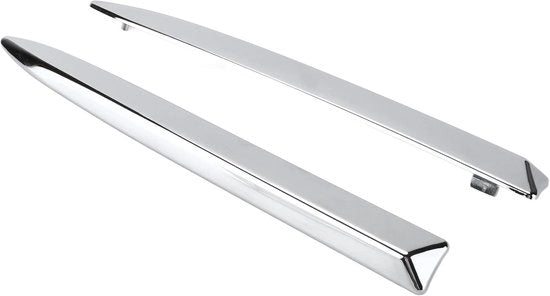 Bumpertrim Perfetto Sostitutivo - Cromo - ABS - Duraturo - Aspetto Lussuoso - Numero di Riferimento OE 735455041 - Bumperlistello