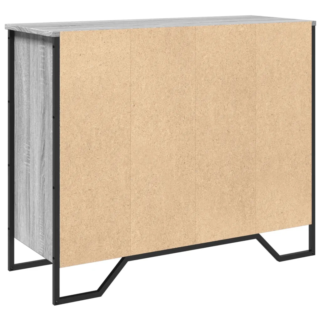 Credenza-Buffet-Armadio da cucina Grigio Sonoma 91x35,5x74,5 cm in Legno Multistrato