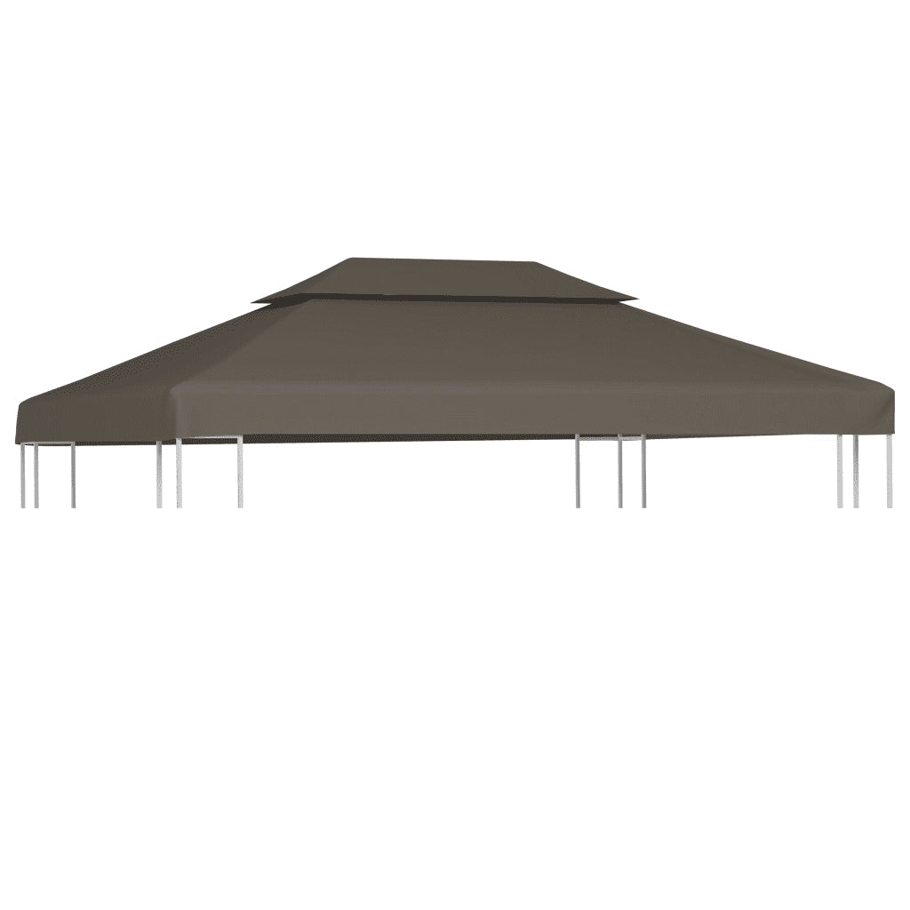 Copertura Superiore per Gazebo a 2 Strati 310g/mÂ² 4x3m Talpa cod mxl 78688