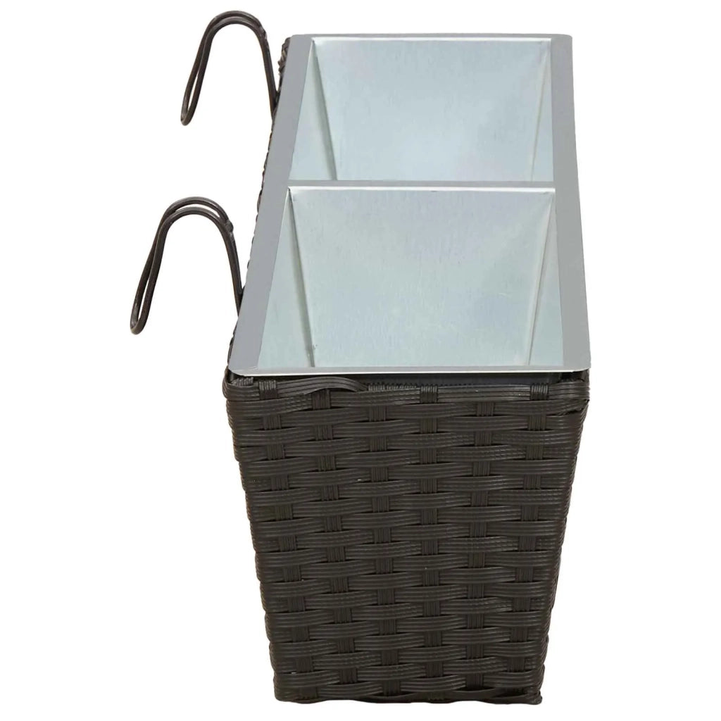 Ringhiera 2 pz 80 x 17 x 17 cm Metallo CFW4042379