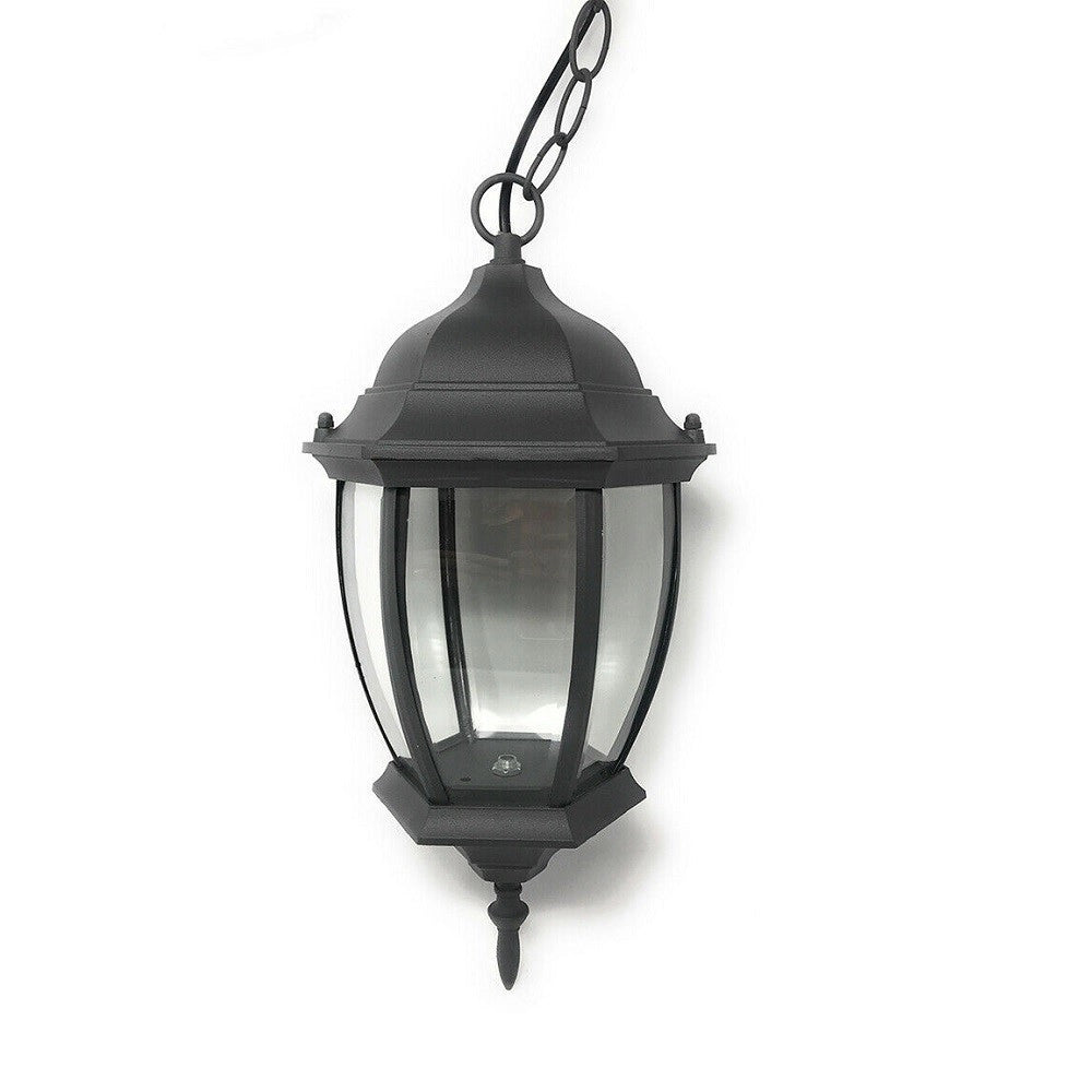 Trade Shop - Lanterna A Sospensione Da Soffitto Con Catena Lampada Giardino Attacco E27 Es40 -