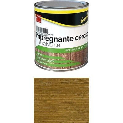 IMPREGNANTE CEROSO A SOLVENTE WORKIT - NOCE SCURO LT 2,5- 2 pezzi
