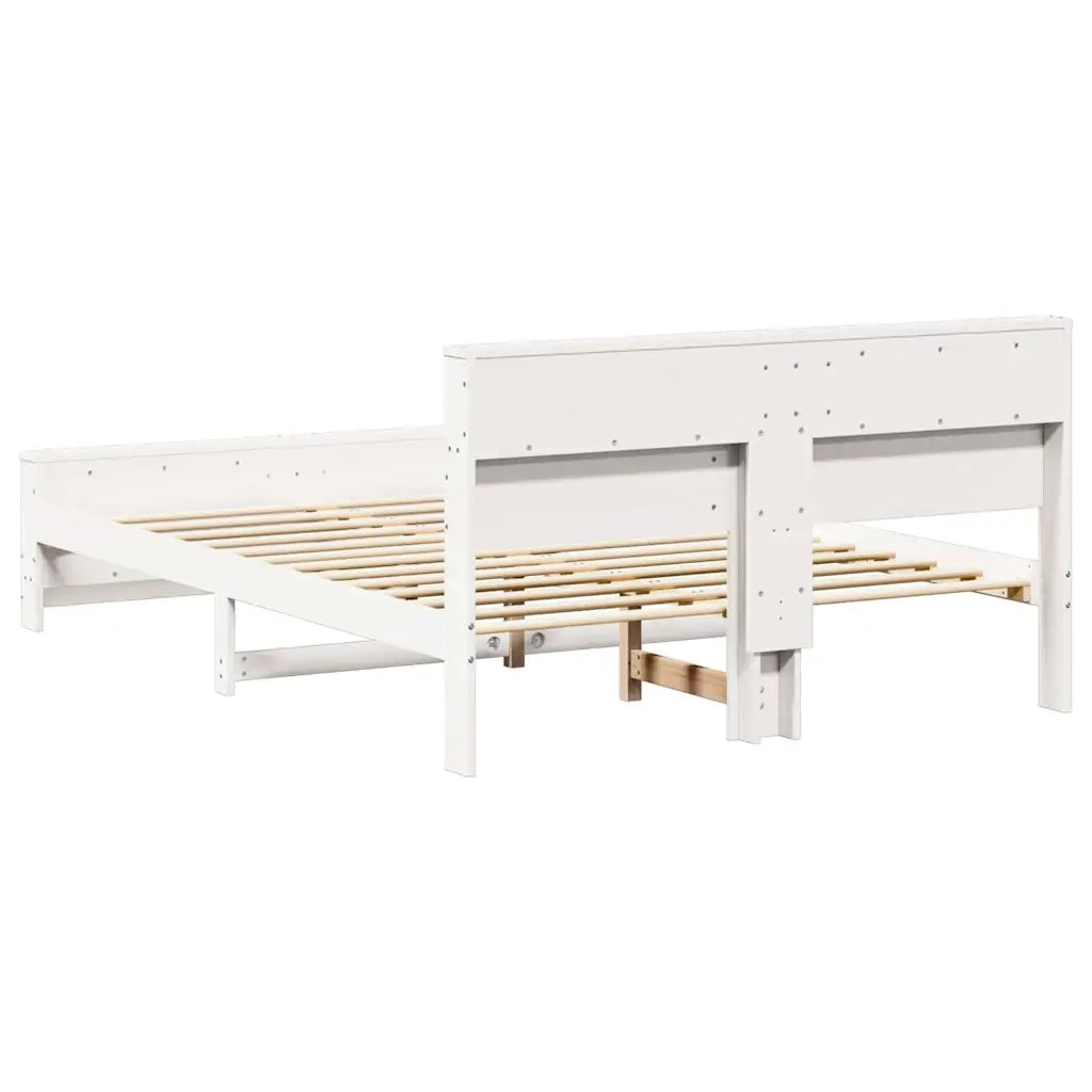 Struttura del letto Bianco 150 x 200 cm Legno multistrato 3394223