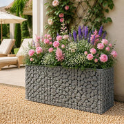 Gabion Raised Bed Galvanized Steel 90x30x60 Cm