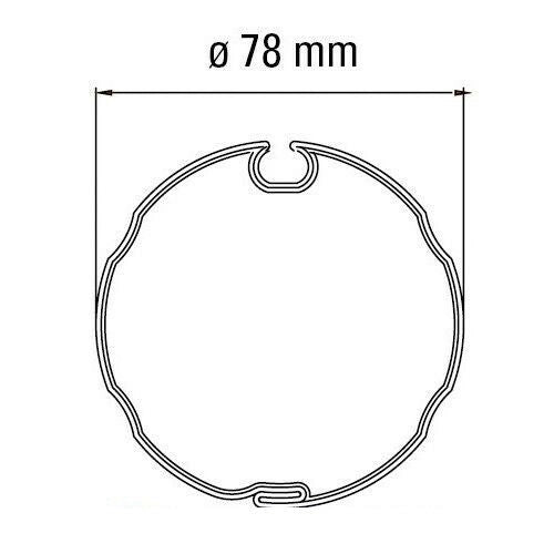 ADATTATORE PER TUBO OGIVA 78 PER MOTORE TM58 AUTOMAZIONE AUTOMATISMI FAAC 132299