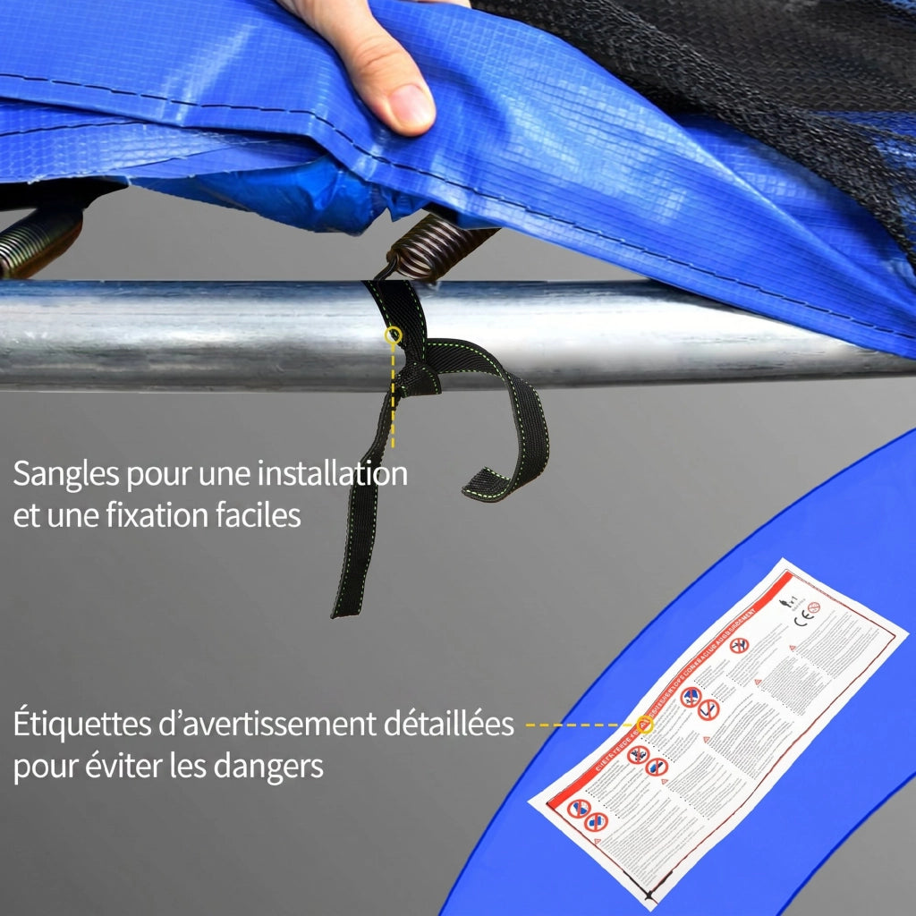 Cuscino di protezione per trampolino ¨C zephmum ¨C 305 cm multicolore UV resistente