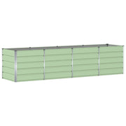 Fioriera | Cassetta per fiori | Vaso Verde 320 x 80 x 75 cm Acciaio