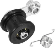 Accessorio per catena motociclistico - Sostituto catena - Facile da installare - Resistente - Resistente ai graffi - Nero/Argento - Migliorata sicurezza di guida - Supporto catena