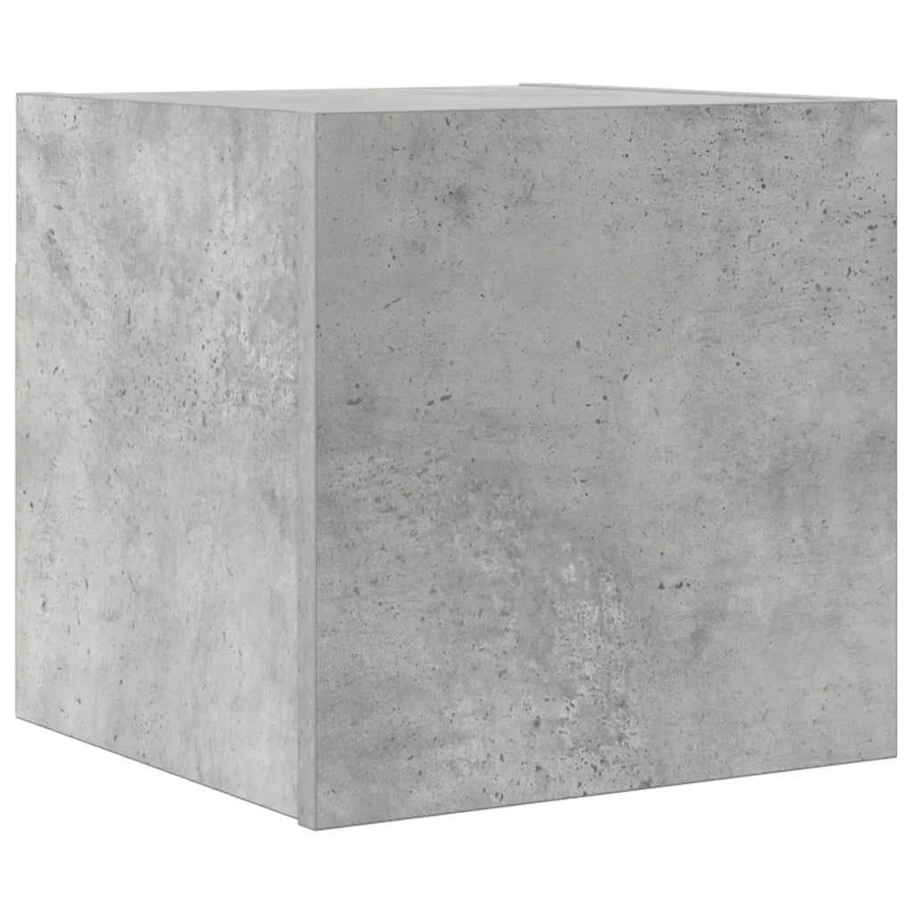 Armadietto a Parete per TV Grigio Cemento 30,5x30x30 cm cod mxl 15840