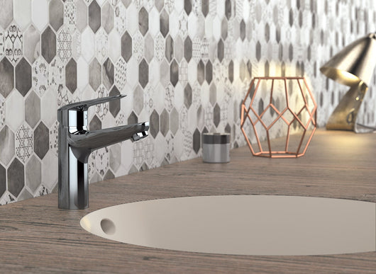 Rubinetto Miscelatore Monocomando Lavabo in Ottone Mariani Essenza Cromato