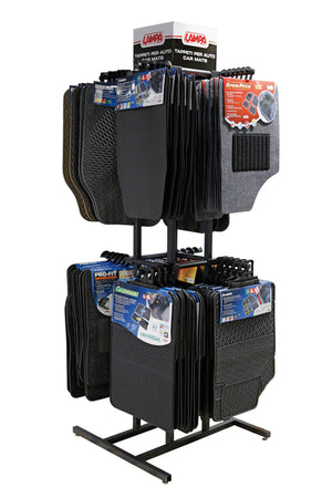 Espositore Tappeti A Colonna Su Due Livelli