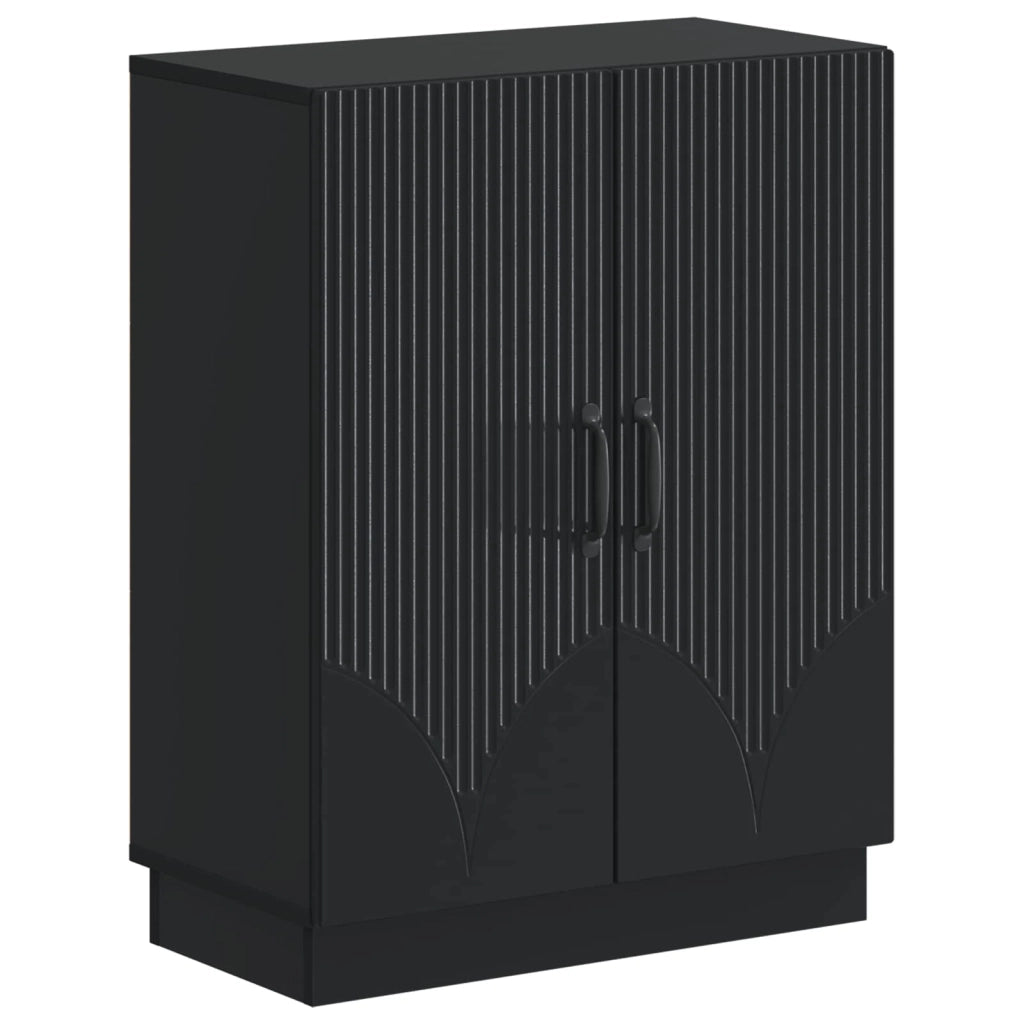 Mobiletto da Bagno HOORN Nero 59,5 x 31 x 77 cm 897276