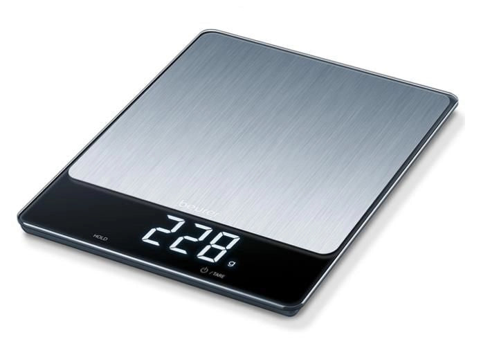 Beurer KS 34 XL Argento Rettangolo Bilancia da cucina elettronica
