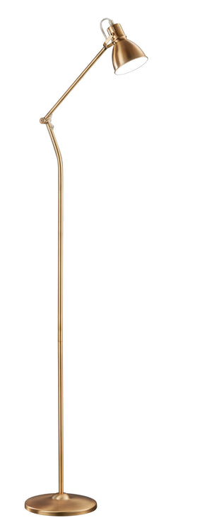 Piantana da Interno  E14 in Metallo Ottone Invecchiato