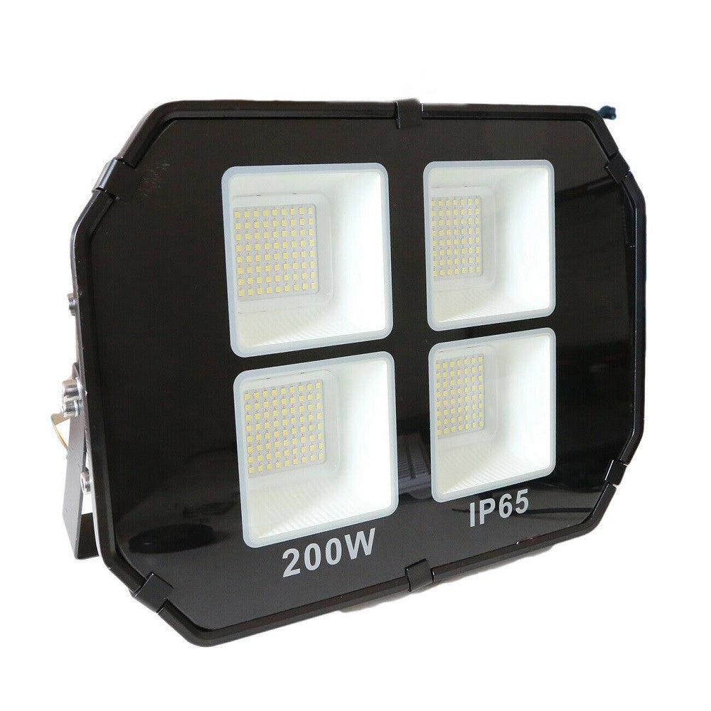 Trade Shop - Faro Led Smd Faretto Spot Flood Light Luce Fredda Bianca 60w 100w 200w Esterno -