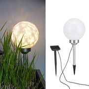 Lampada a Sfera Solare a LED da Giardino Rotante 20 cm